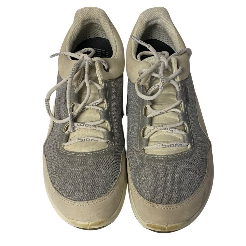 Ecco Biom Leather & Mesh Sneakers Womens Size 38 7